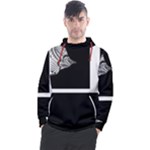 Patch Print Men s Pullover Hoodie