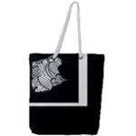 Patch Print Full Print Rope Handle Tote (Large)