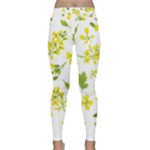 Yellow Flowers Classic Yoga Leggings