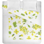 Yellow Flowers Duvet Cover Double Side (King Size)