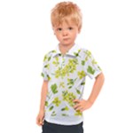 Yellow Flowers Kids  Polo Tee