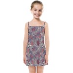 Zebra Chain Pattern Kids  Summer Sun Dress