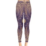Gold and purple Inside Out Leggings