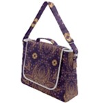 Gold and purple Box Up Messenger Bag