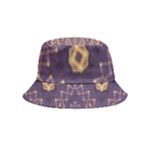 Gold and purple Bucket Hat (Kids)