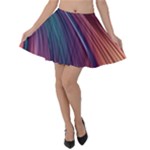 Metallic rainbow Velvet Skater Skirt
