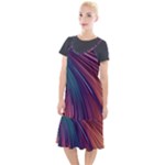 Metallic rainbow Camis Fishtail Dress