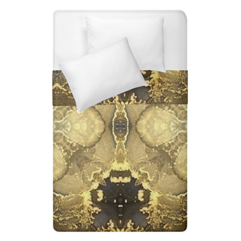 Black and gold Duvet Cover Double Side (Single Size) from ArtsNow.com