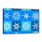 Snowflakes Canvas 18  x 12  (Stretched)
