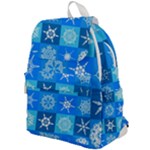 Snowflakes Top Flap Backpack