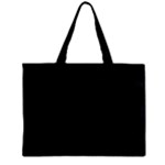 Black and gray Zipper Mini Tote Bag
