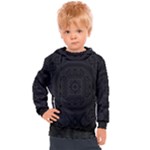 Black and gray Kids  Hooded Pullover