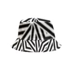 Black and white abstract lines, geometric pattern Bucket Hat (Kids)