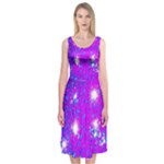 Privet Hedge with Starlight Midi Sleeveless Dress