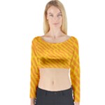 Breaks Long Sleeve Crop Top