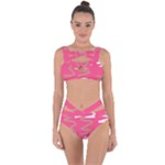 Doodle On Pink Bandaged Up Bikini Set 
