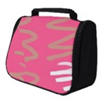 Doodle On Pink Full Print Travel Pouch (Small)