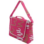 Doodle On Pink Box Up Messenger Bag