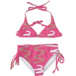 Doodle On Pink Kids  Classic Bikini Set