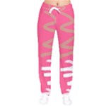 Doodle On Pink Women velvet Drawstring Pants