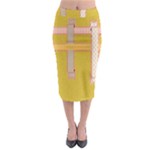 Ribbons Midi Pencil Skirt