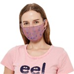 Purple Vines Crease Cloth Face Mask (Adult)