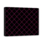 Pink Net on black Canvas 10  x 8  (Stretched)