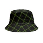 Green Net on black Bucket Hat