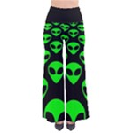 We are WATCHING you! Aliens pattern, UFO, faces So Vintage Palazzo Pants