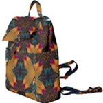 Teal and orange Buckle Everyday Backpack