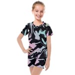 Painted Lines Kids  Mesh Tee and Shorts Set