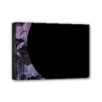 Floral pink and purple moon Mini Canvas 7  x 5  (Stretched)