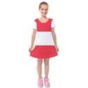 Kids  Short Sleeve Velvet Dress 