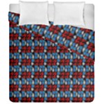 Red And Blue Duvet Cover Double Side (California King Size)