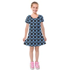 Spark Blocks Kids  Short Sleeve Velvet Dress from ArtsNow.com