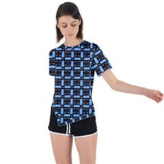 Asymmetrical Short Sleeve Sports T-Shirt 