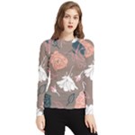 Rose -01 Women s Long Sleeve Rash Guard