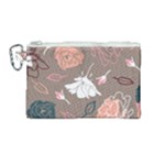 Rose -01 Canvas Cosmetic Bag (Medium)