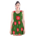 Christmas 001 Scoop Neck Skater Dress