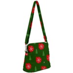 Christmas 001 Zipper Messenger Bag