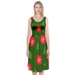 Christmas 001 Midi Sleeveless Dress