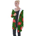 Christmas 001 Longline Hooded Cardigan