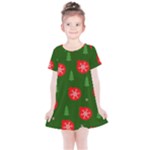 Christmas 001 Kids  Simple Cotton Dress