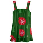 Christmas 001 Kids  Layered Skirt Swimsuit