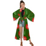 Christmas 001 Maxi Kimono