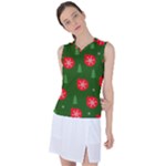 Christmas 001 Women s Sleeveless Sports Top