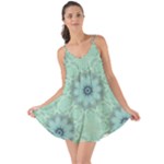Mint floral pattern Love the Sun Cover Up