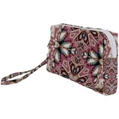 Pink pattern Wristlet Pouch Bag (Small) from ArtsNow.com