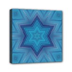 Blue star Mini Canvas 6  x 6  (Stretched)