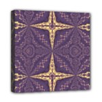 Purple and gold Mini Canvas 8  x 8  (Stretched)